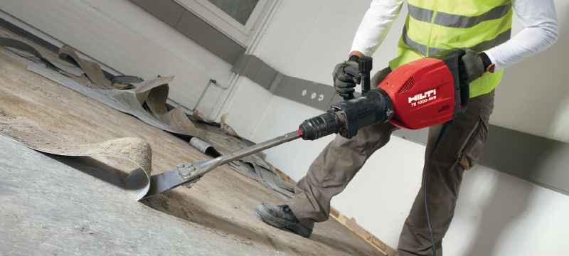 TE-S FS Floor scrapers Extra-sharp TE-S floor scraper chisels for removing flooring and coatings using demolition tools Applications 1